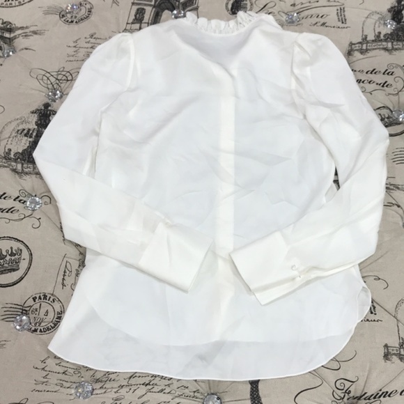 Elie Tahari Ciara Silk Blouse - Picture 7 of 9